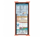 WhiteCoat Clipboard® Trifold - Coral Critical Care Edition